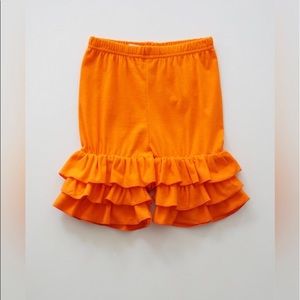 Red Girls Ruffle Icing Shorts Boutique